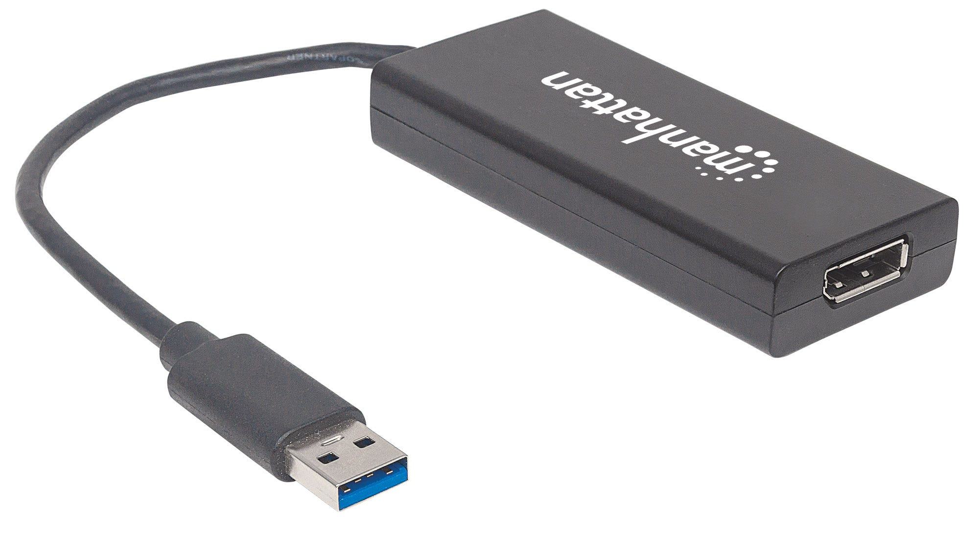 Manhattan USB-A to DisplayPort Adapter, 4K, Male to Female, 5 Gbps (USB 3.2 Gen1 aka USB 3.0) – image 2