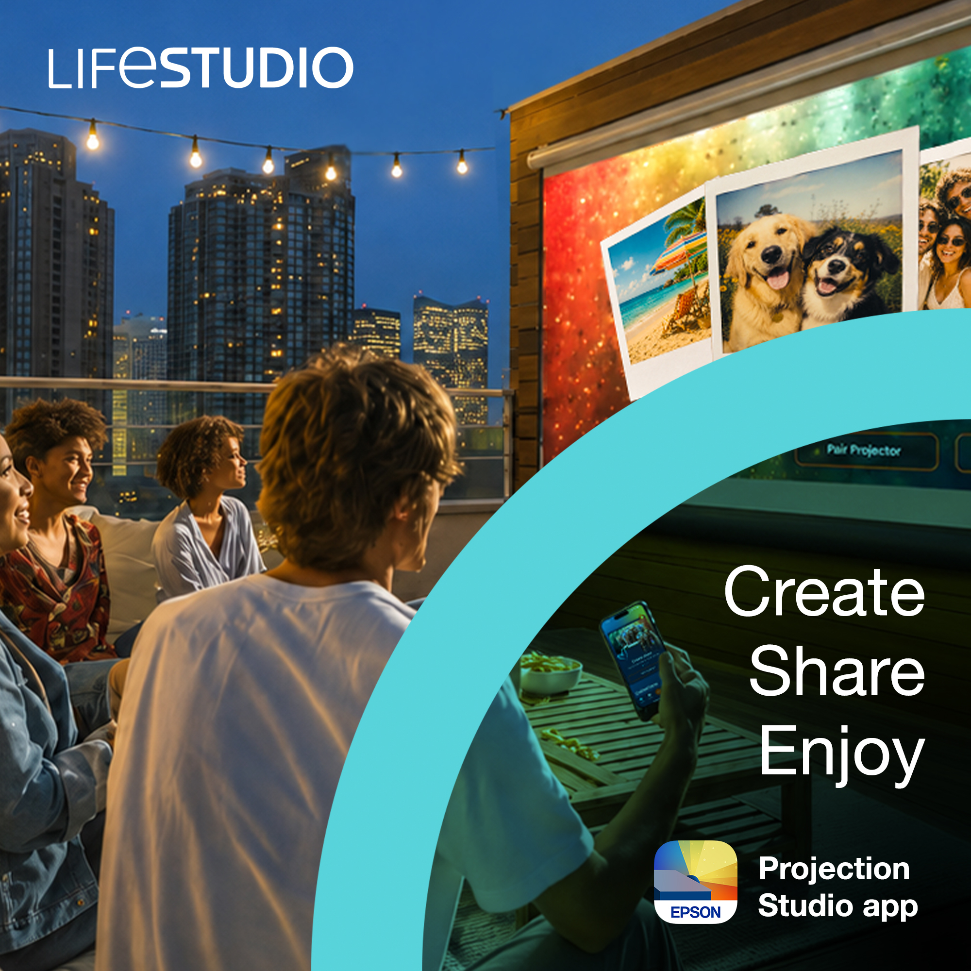 Epson Lifestudio Pop — EF-61W Diamond White – image 9