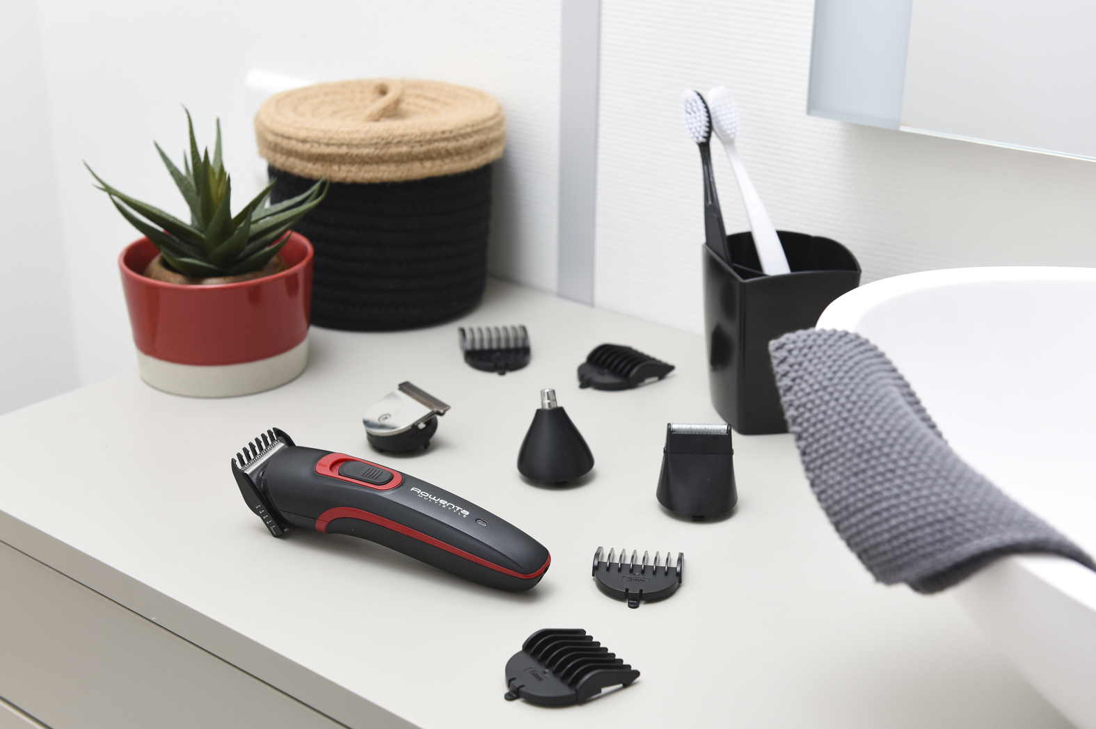 Rowenta TN8960F0 hair trimmers/clipper Black, Red 5 Nickel-Metal Hydride (NiMH) – image 4