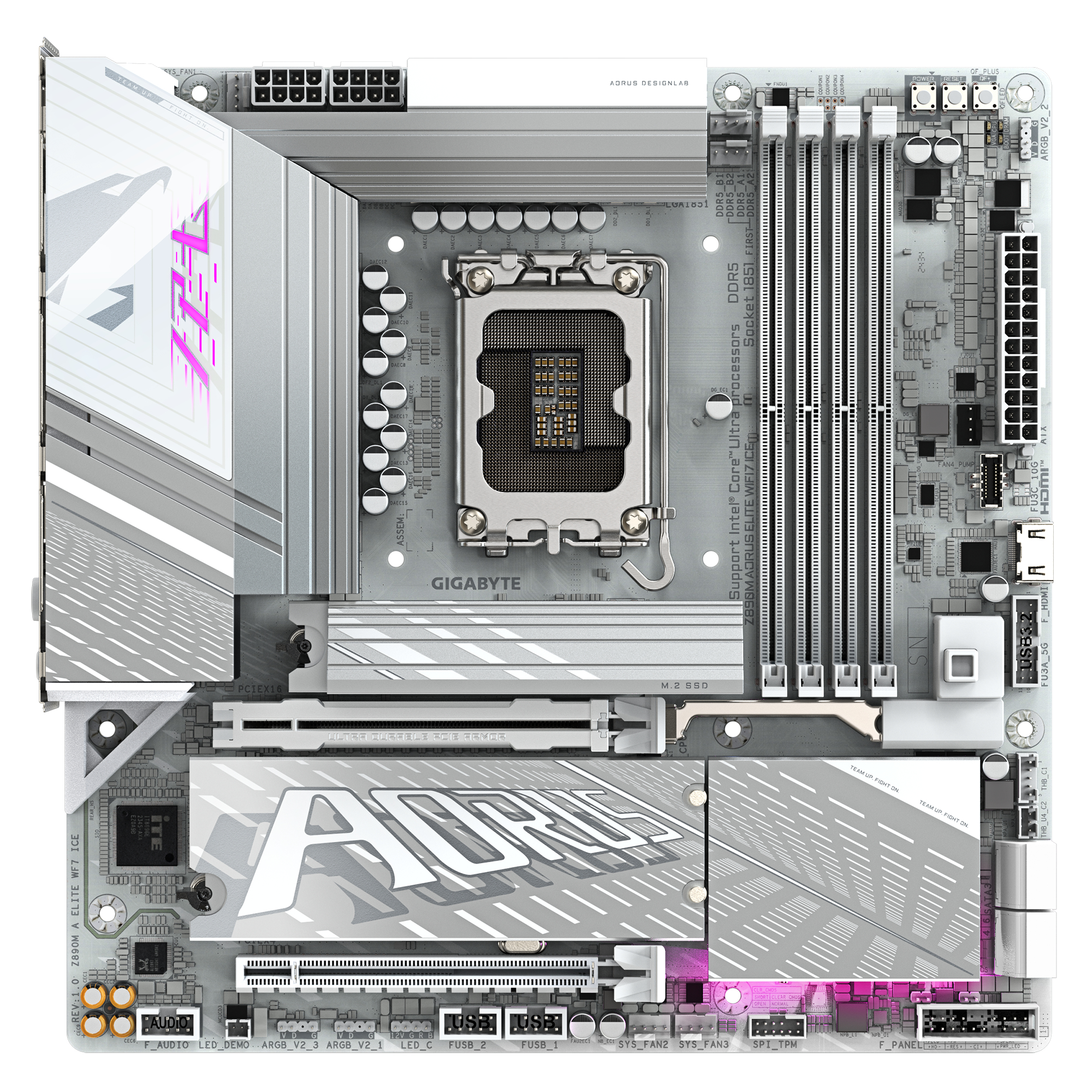 GIGABYTE Z890M AORUS ELITE WIFI7 ICE – image 2
