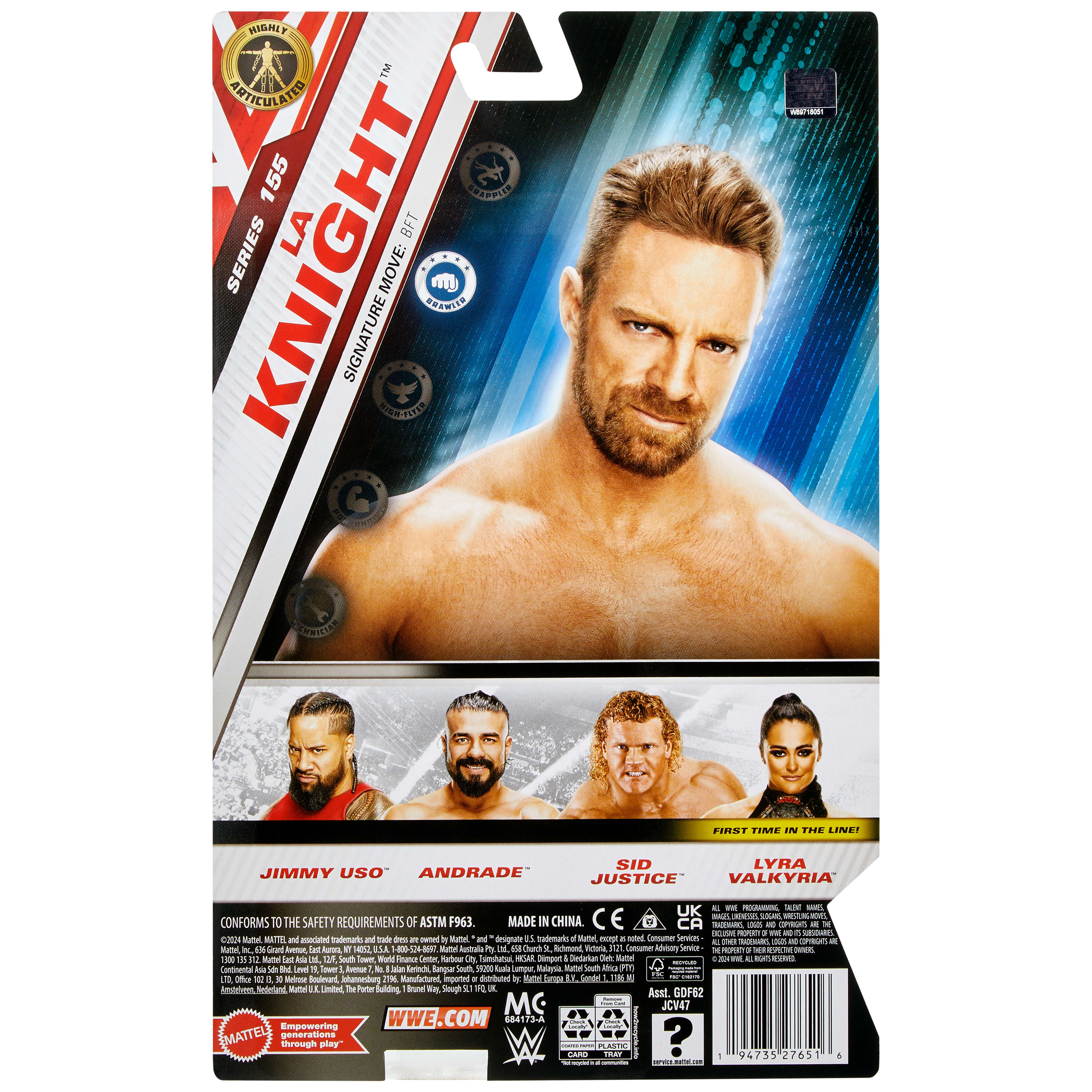 Resim WWE JCV47 Çok Renkli Plastik Oyuncak Figür, 6-99 Yaş