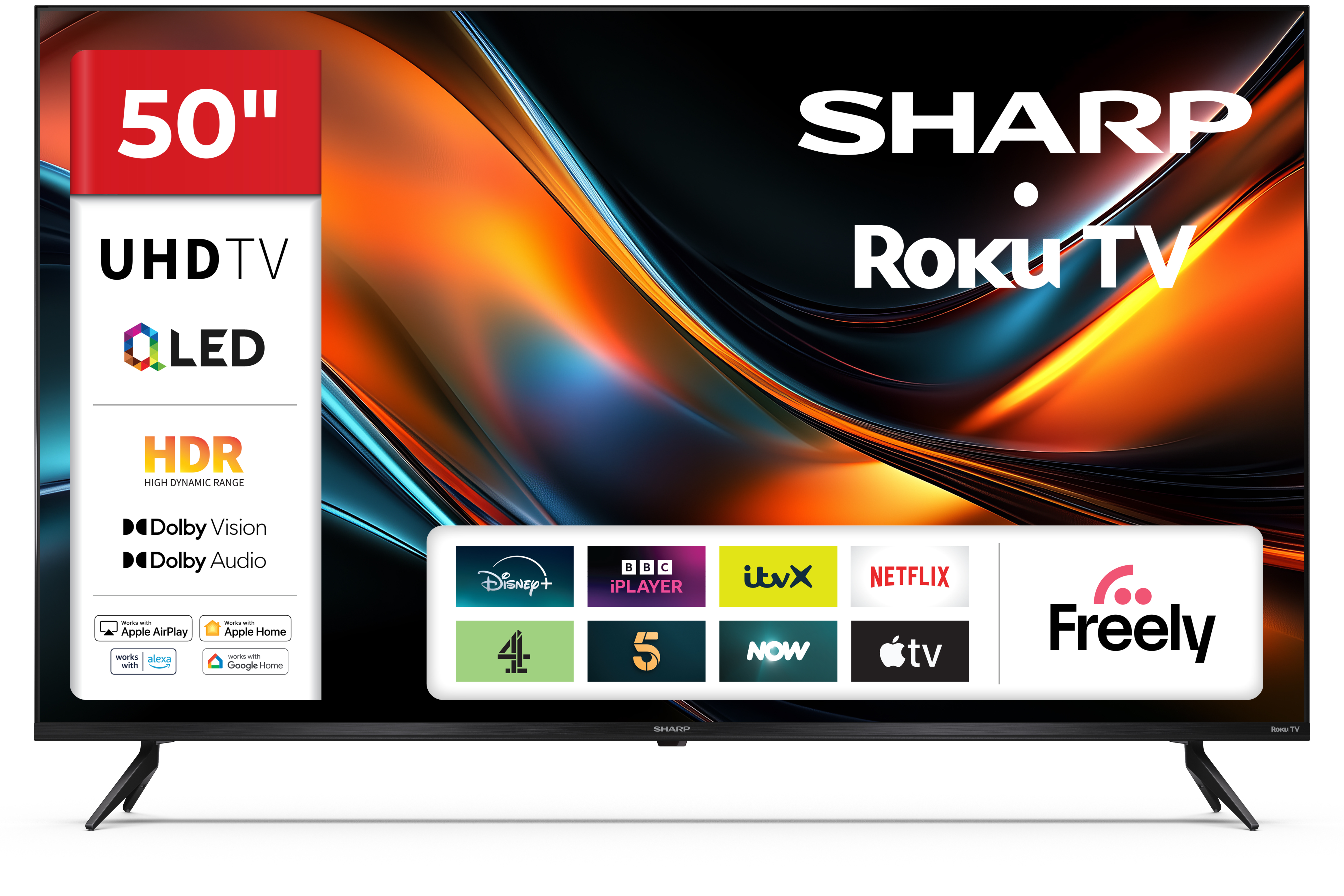 Sharp HJ6225K 50" — vue 1 sur 8