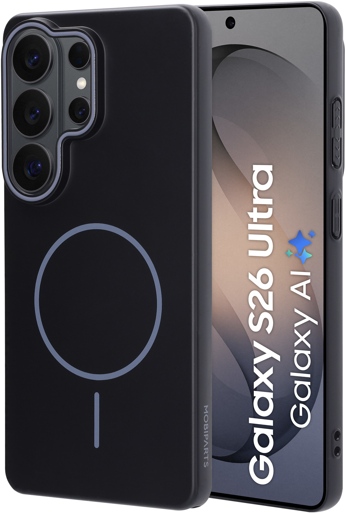 Mobiparts Slim Line Case Samsung Galaxy S26 Ultra (MagSafe Compatible) Onyx Black – image 1