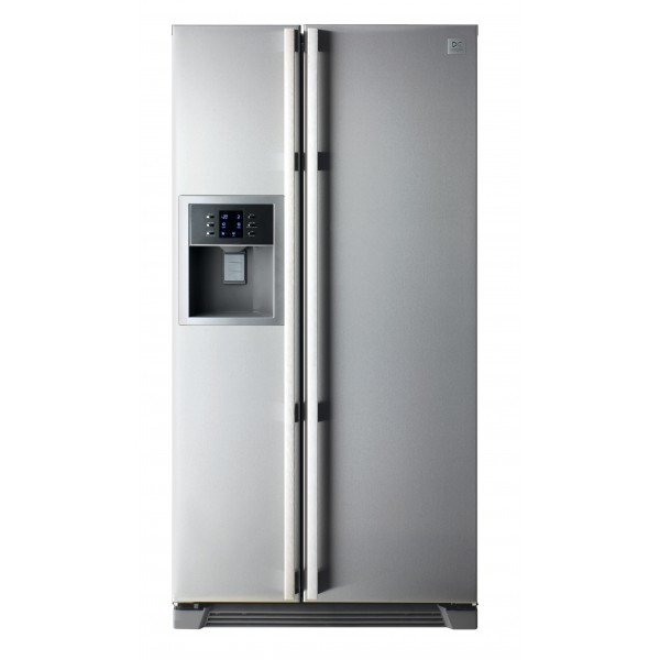 Daewoo FPN-U20DFCI side-by-side refrigerator Freestanding Stainless steel – image 1