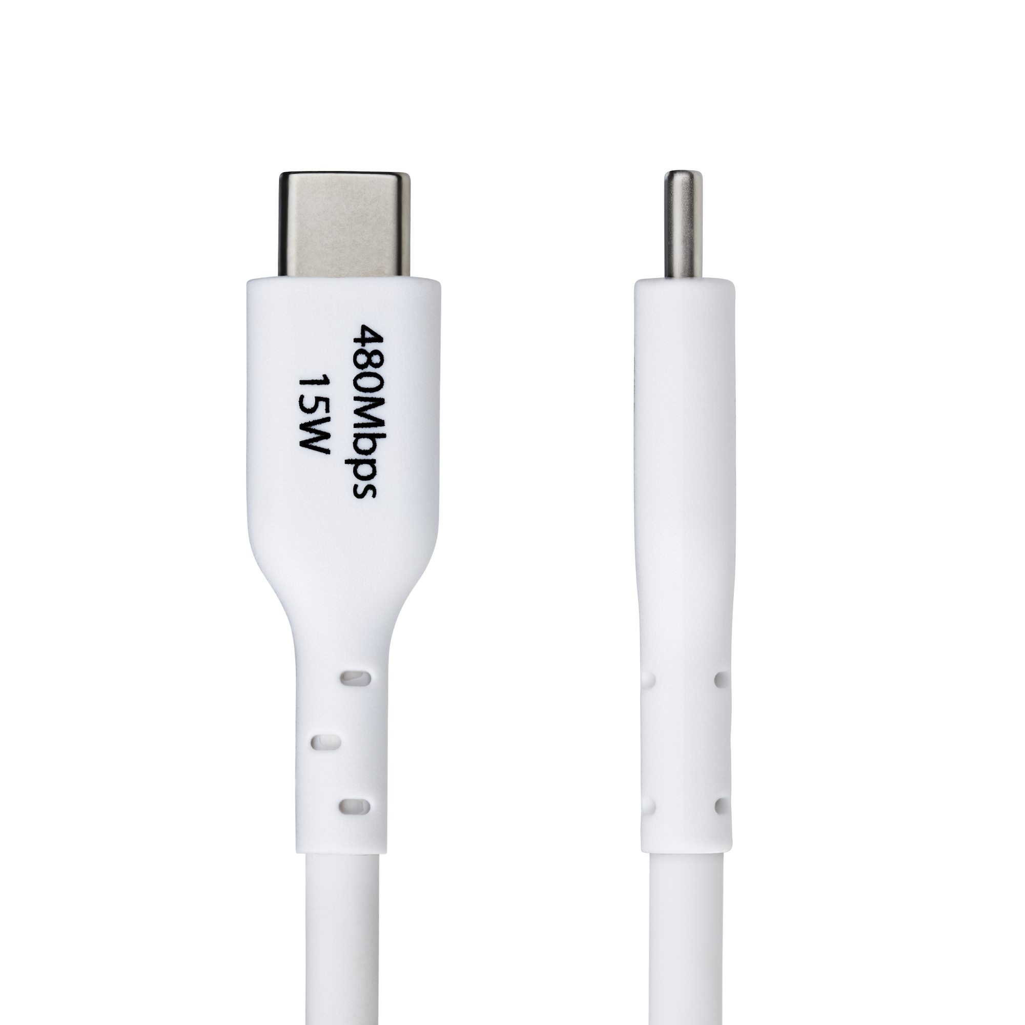 Resim StarTech.com USB2AC10FWHE USB 2.0 A-C Kablo, 3m, Beyaz