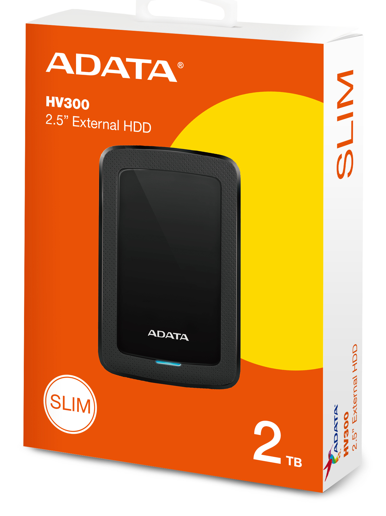 Disco Duro Externo 2.5" 2TB Adata HV300, USB-A 3.1 Gen 1, Color Negro