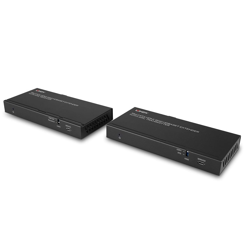 Lindy 70m Cat.6 HDMI 4K60, Audio, IR and RS-232 HDBaseT Extender with ARC – image 2