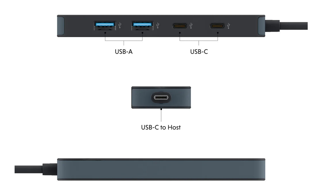 Targus HyperDrive Flex 4 Port USB-C Combo Hub – image 6