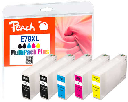 Peach 319899 ink cartridge 5 pc(s) Compatible High (XL) Yield Black, Cyan, Magenta, Yellow
