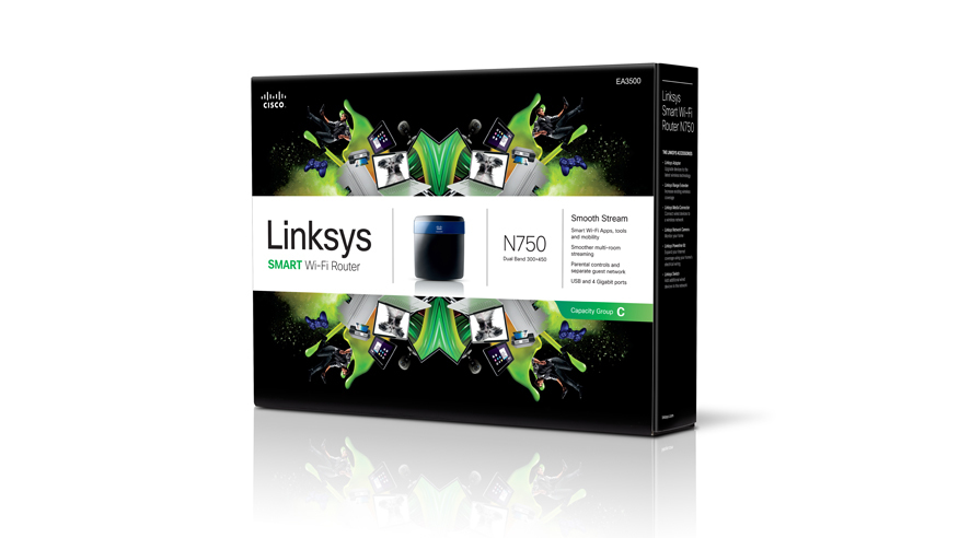 Linksys EA3500 wireless router Gigabit Ethernet Dual-band (2.4 GHz – image 4
