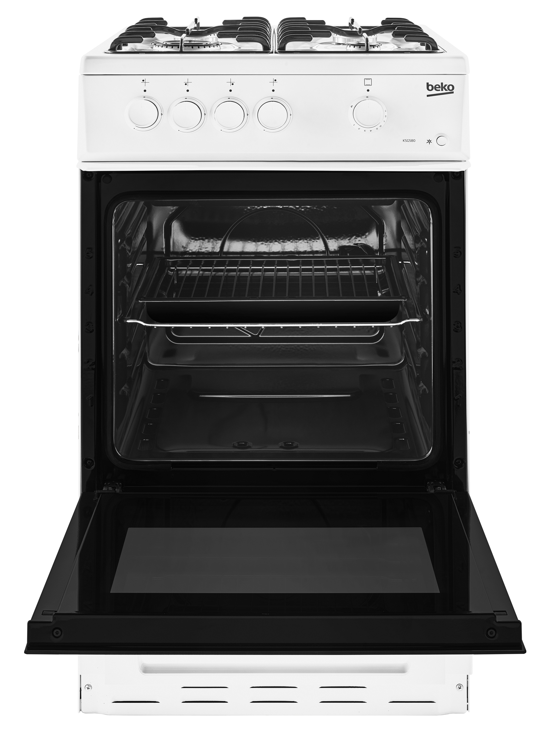 Beko KSG580W 50cm Freestanding Gas Single Cavity Cooker – image 2