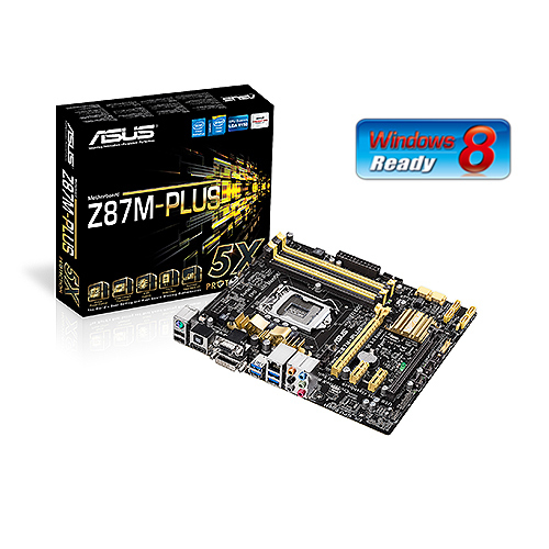 ASUS Z87M-PLUS Intel® Z87 LGA 1150 (Socket H3) micro ATX – image 2