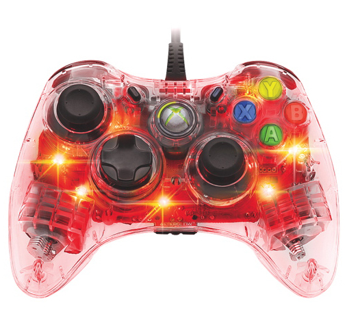 PDP 3702RE Gaming Controller Red Gamepad Xbox 360
