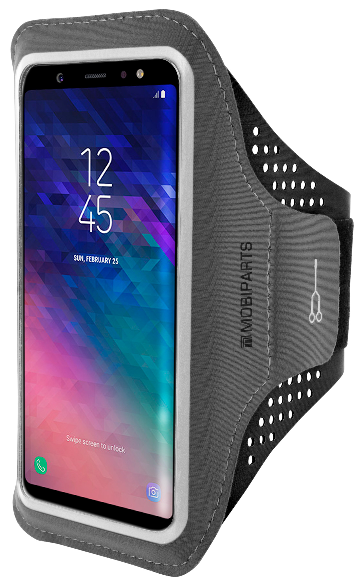 Mobiparts Comfort Fit Sport Armband Samsung Galaxy A6 (2018) Black