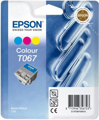 Epson T067 Colour Ink Cartridge (Paperclip) – image 2