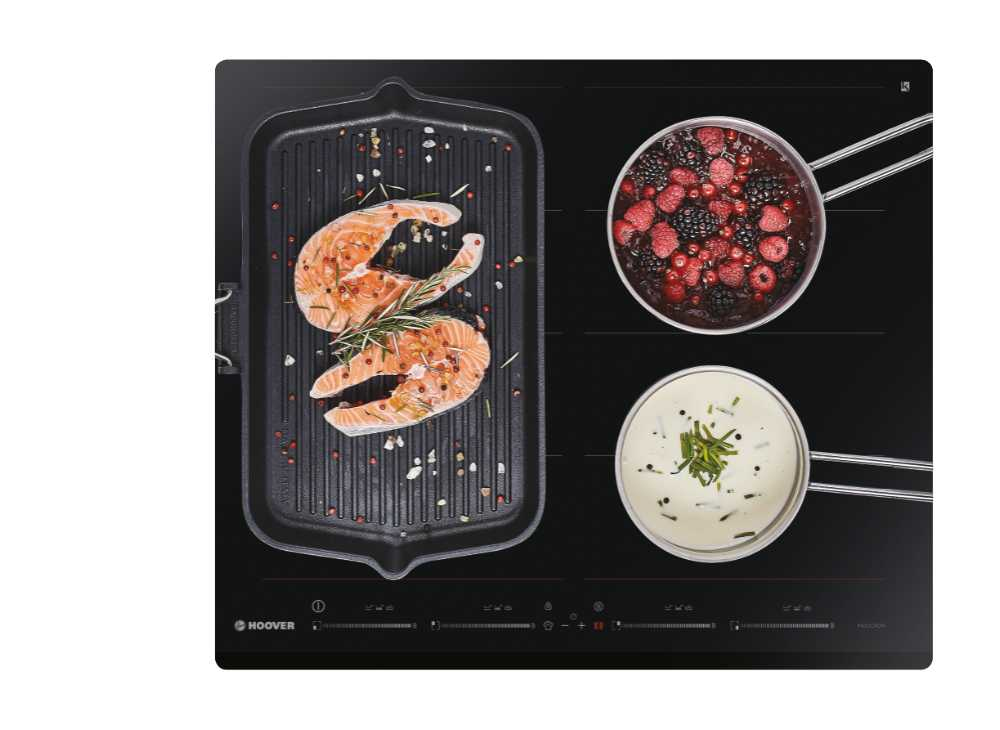 Hoover H-HOB 700 INDUCTION HIFS4BV Black Built-in Zone induction hob 4 zone(s) – image 2