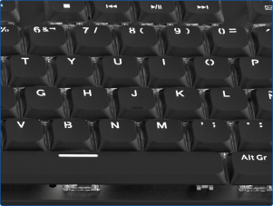 iggual CK-MECHA-105T keyboard Office USB QWERTY Spanish Black – image 3
