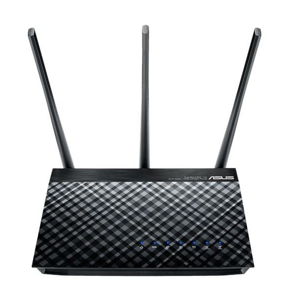 ASUS DSL-AC51 wireless router Gigabit Ethernet Dual-band (2.4 GHz