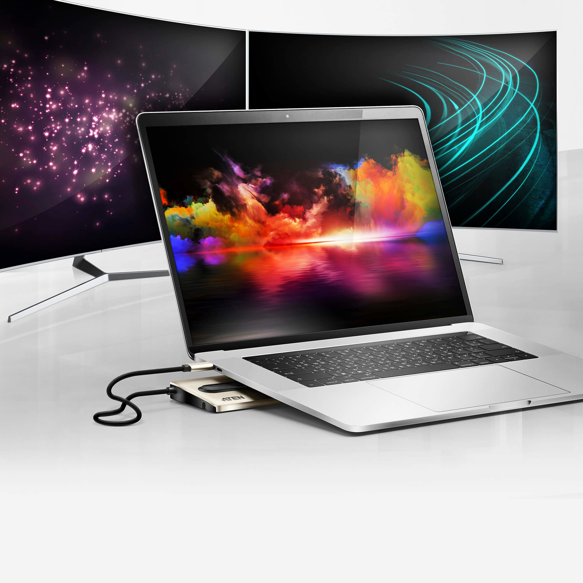 ATEN USB-C Multiport Dock with Power Pass-Through – image 6