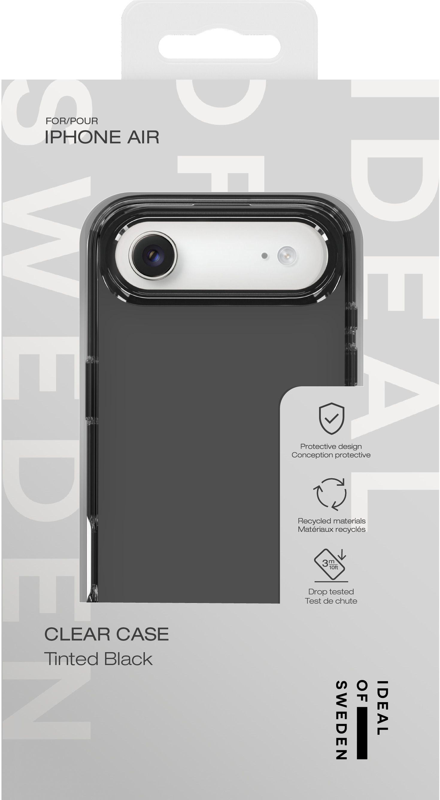 iDeal of Sweden Clear Case iPhone Air Tinted Black – image 5