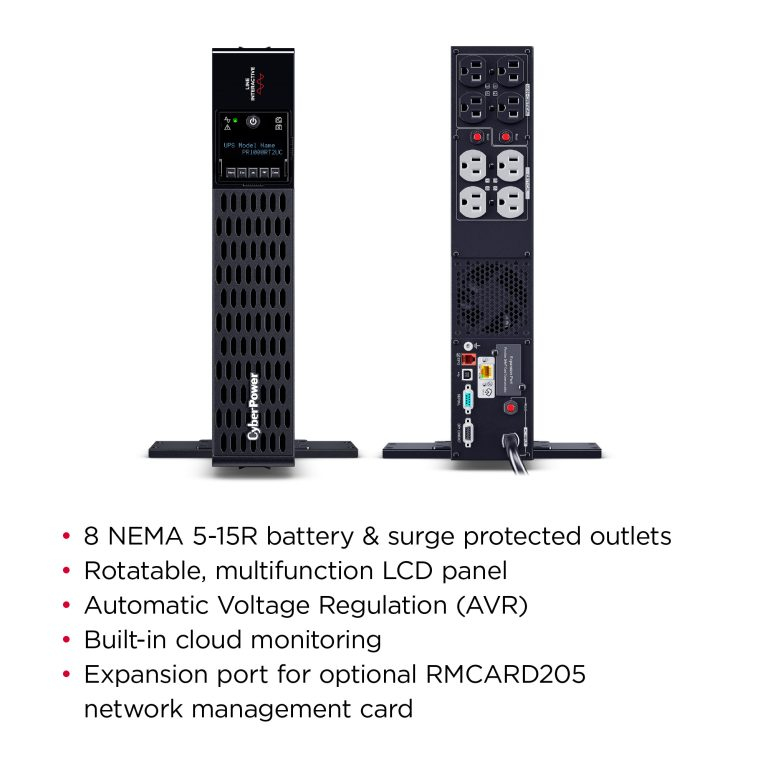 CyberPower PR1000RT2UC uninterruptible power supply (UPS) Line-Interactive 1 kVA – image 9