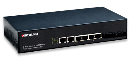 Intellinet 523820 network switch Managed Fast Ethernet (10/100) Black – image 2