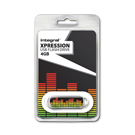 Integral 4GB Xpression Music USB Flash Drive – image 2