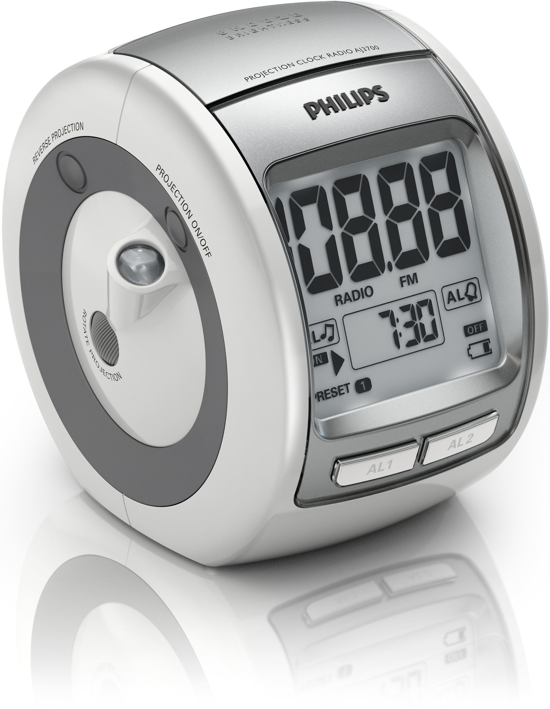 Philips AJ3700/12 radio Clock Digital