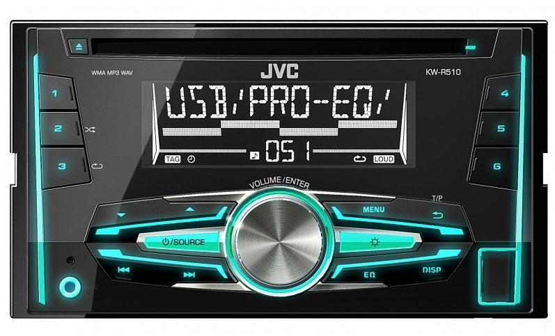 JVC KW-R510E car media receiver Black