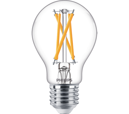 Philips Classic CLA LEDBulb DT 7-60W E27 CRI90 A60 CL energy-saving lamp Теплое свечение 2700 K 7 W