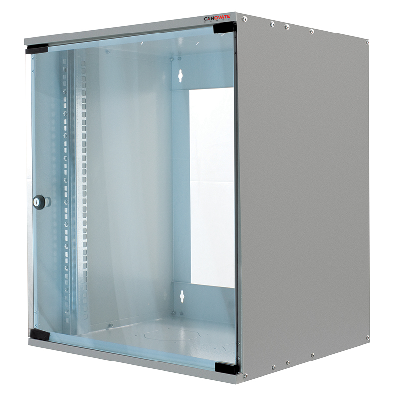 LogiLink W06H55G rack cabinet Wall mounted rack Grey