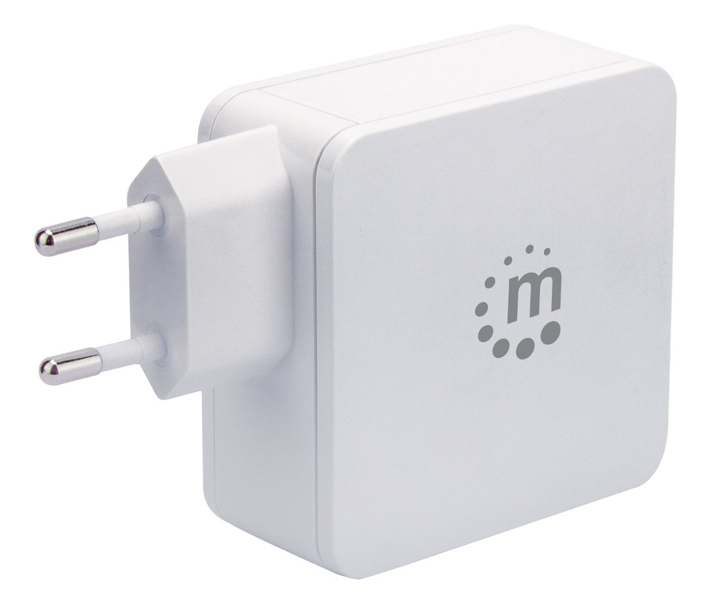 Manhattan Wall/Power Charger (Euro 2-pin), USB-C and USB-A ports, USB-C Output: – image 1