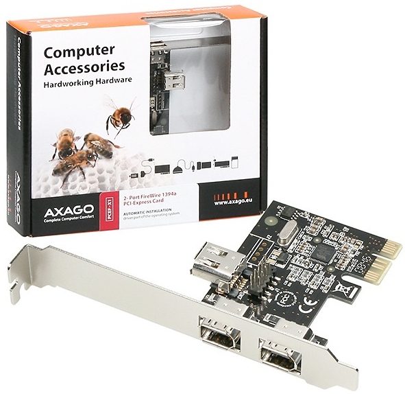 Axagon PCEF-X1 interface cards/adapter – image 1