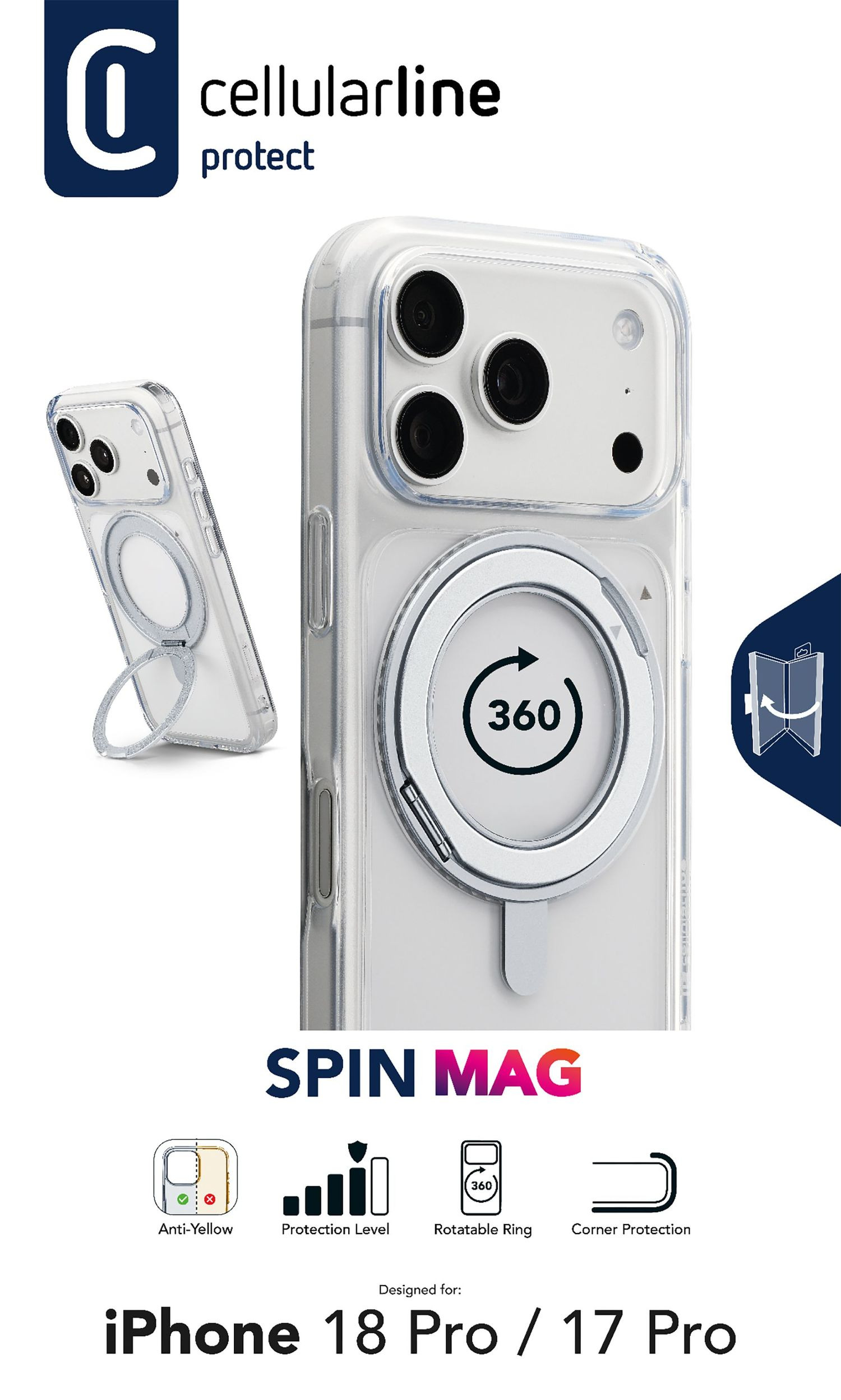 Cellularline SPIN MAG - IPHONE 17 PRO / 18 PRO – image 7