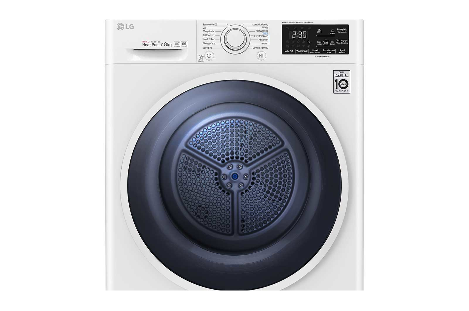 LG RT8DIH1Q tumble dryer Freestanding Front-load White – image 4