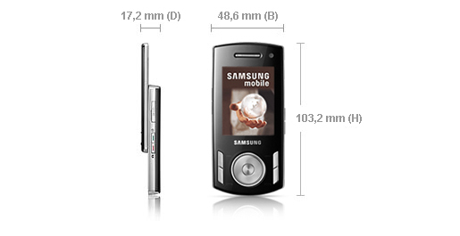 Samsung F400 5.59 cm (2.2") 92 g Black – image 2