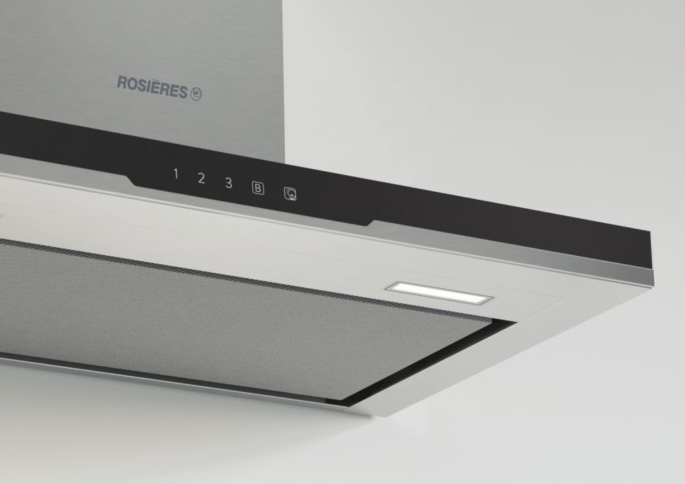 Rosieres RDSV985PN Wall-mounted Black, Stainless steel 800 m³/h – image 4