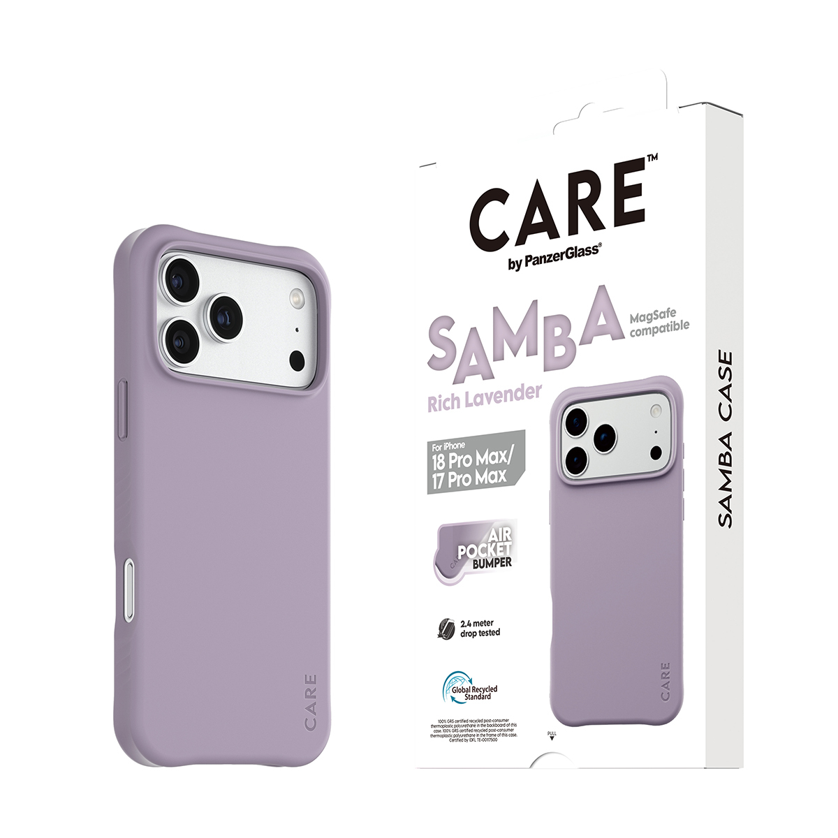 PanzerGlass CARE™ by PanzerGlass® Samba Case Rich Lavender w. White MagSafe iPhone 18 Pro Max | 17 Pro Max – image 6