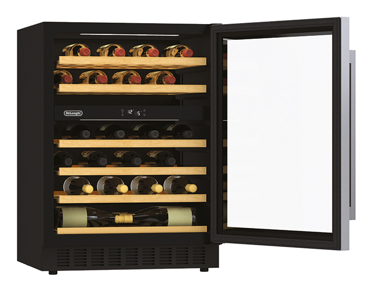 De’Longhi CA6DZ6G wine cooler Compressor wine cooler Undercounter Black 46 bottle(s) – image 2