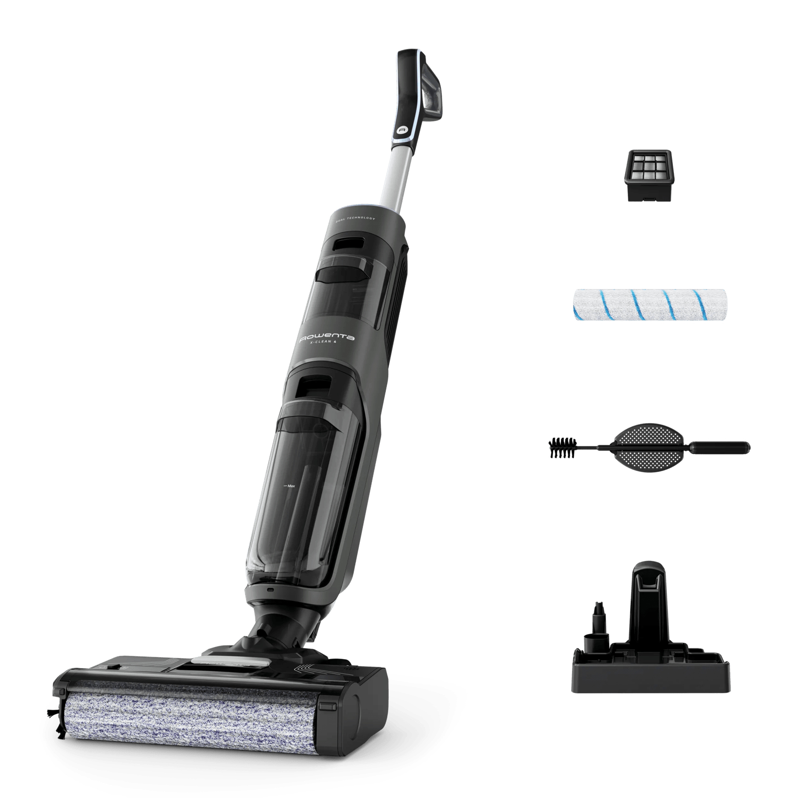 Rowenta GZ5037WO- Stick vacuum Battery Dry&wet Foam Bagless