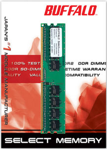Buffalo 1GB DDR2 PC2-4200 533MHz