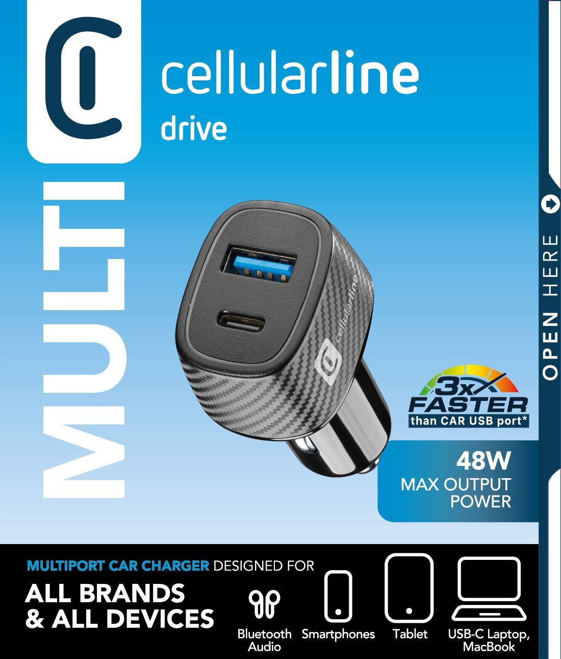 Cellularline Car Multipower Ultra - iPhone, Samsung, Xiaomi, Oppo and other Smartphones and Tablets – image 2