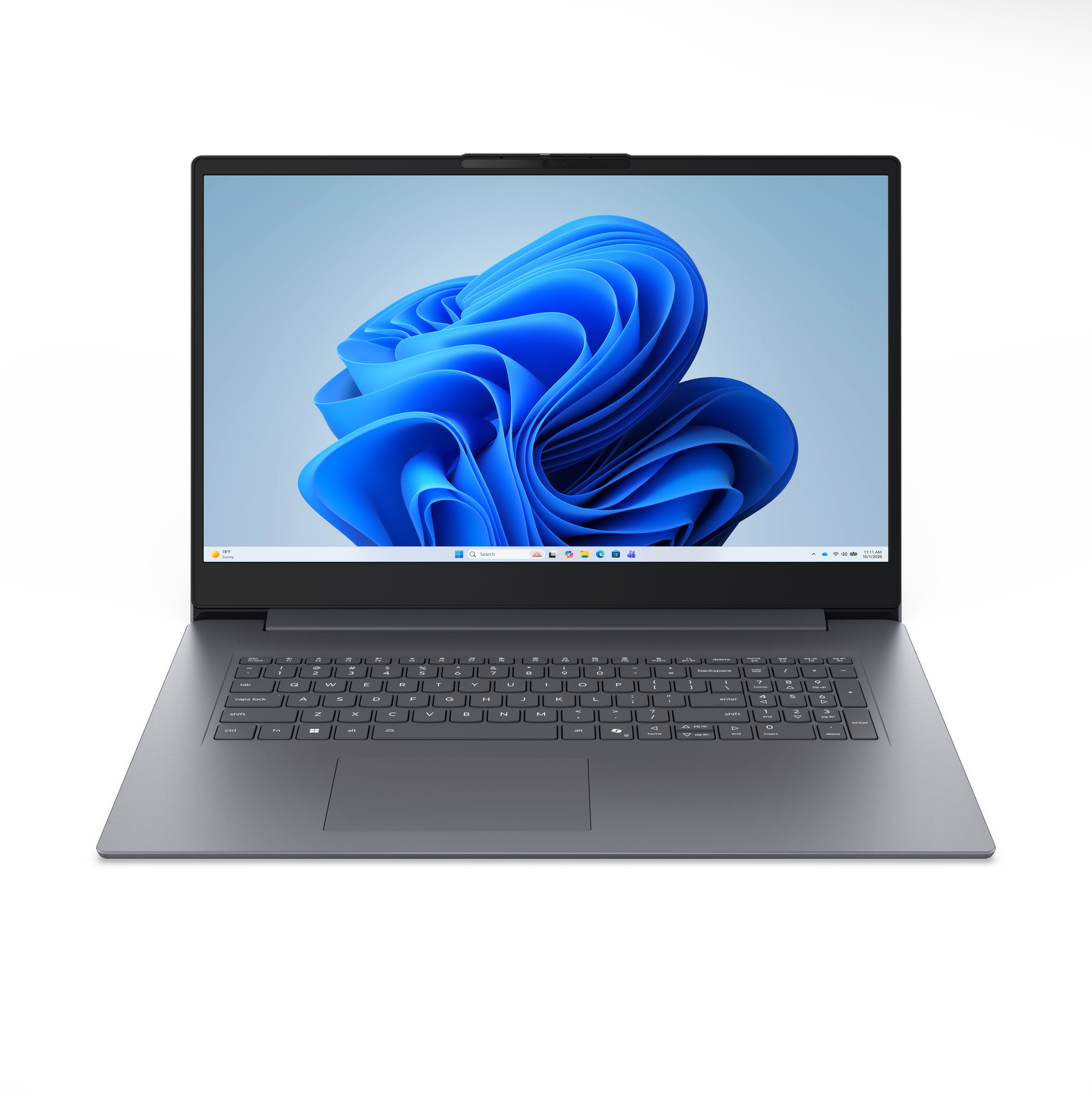 Lenovo IdeaPad Slim 3 17IWC11 Intel Core 5 320 Laptop 43.9 cm (17.3") Full HD 8 GB DDR5-SDRAM 512 GB SSD Wi-Fi 6 (802.11ax) Windows 11 Home Grey Belgian