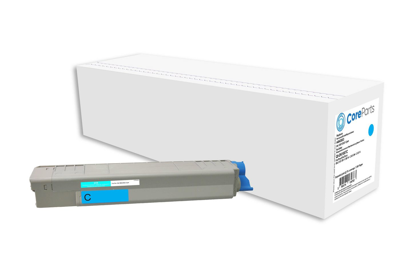CoreParts Toner Cyan 44643003