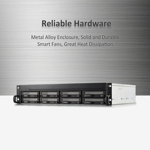 TerraMaster U8-450 NAS/storage server Rack (2U) Intel Atom® – image 6