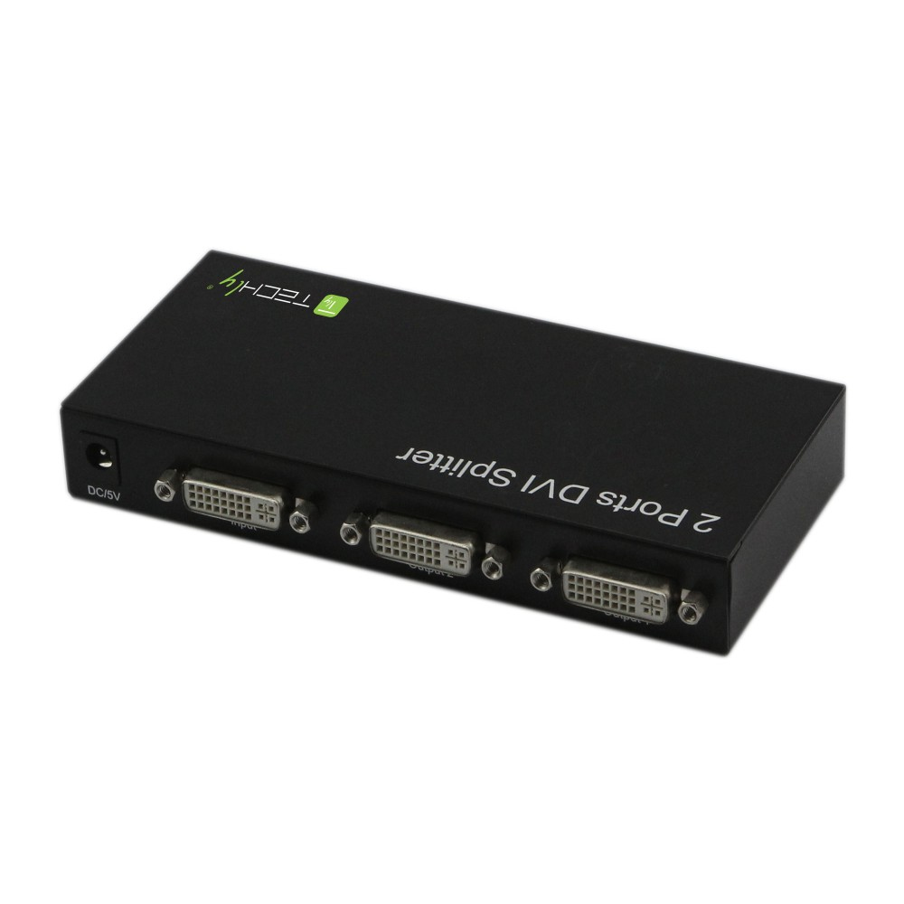 Techly ICKV102DTY video splitter DVI 2x DVI – image 3