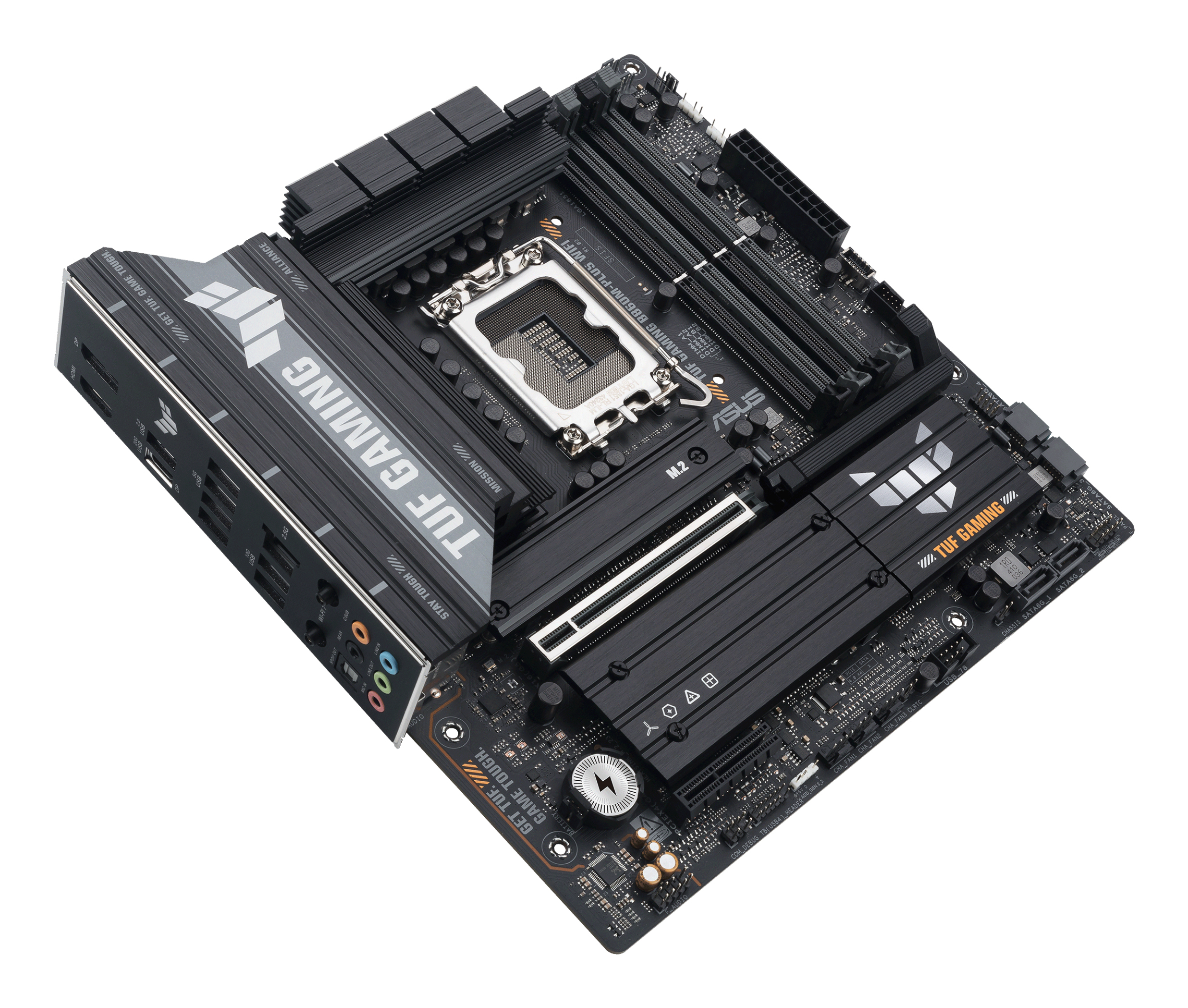 Tarjeta Madre ASUS TUF GAMING B860M-PLUS WIFI - Socket 1851 - 4xDDR5 - 8000+(OC)MHz - HDMI - DisplayPort - Micro ATX - TUF GAMING B860M-PLUS WIFI Tarjeta Madre ASUS TUF GAMING B860M-PLUS WIFI - Socket 1851 - 4xDDR5 - 8000+(OC)MHz - HDMI - DisplayPort - Micro ATX - TUF GAMING B860M-PLUS WIFI