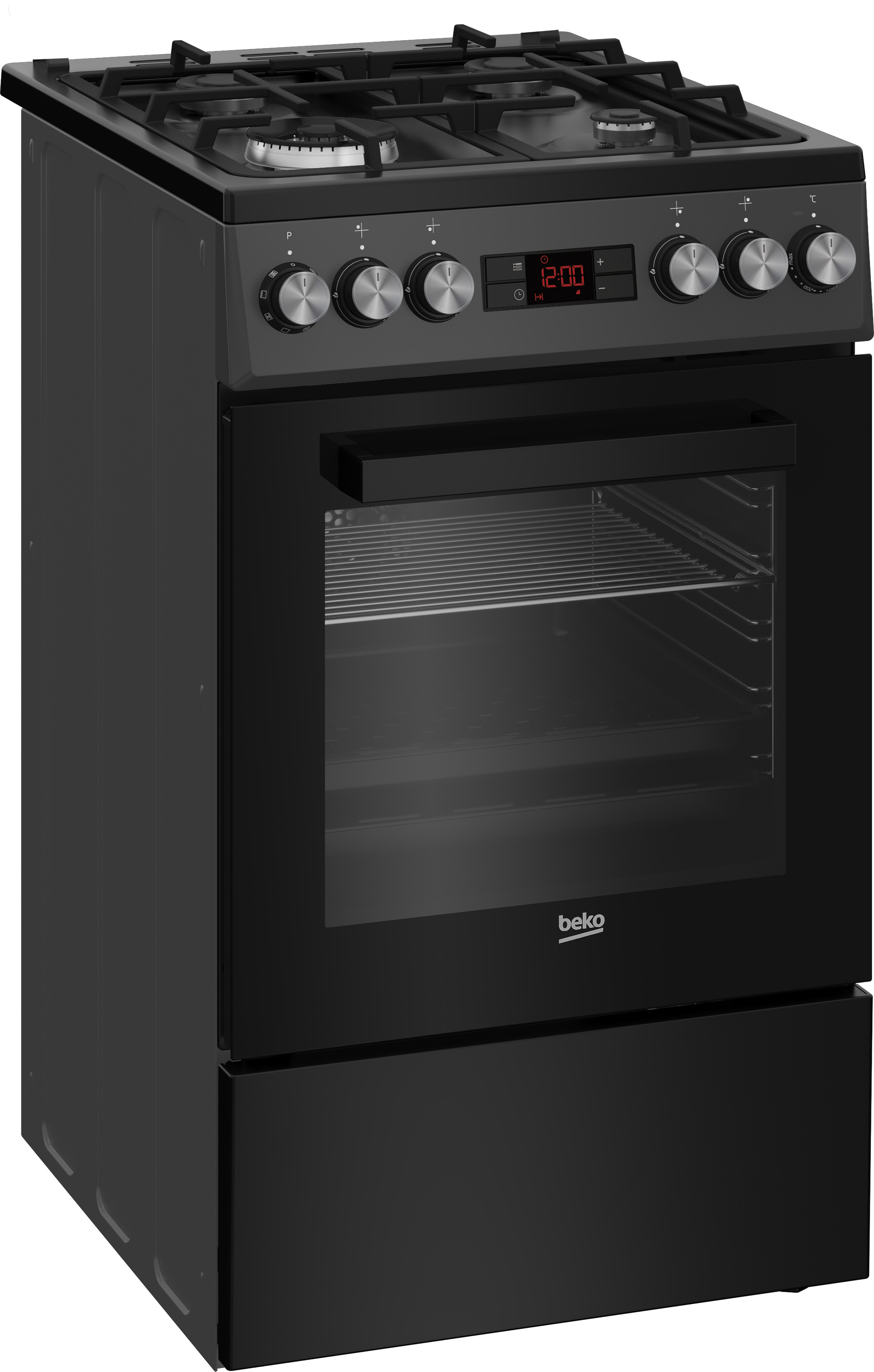 Beko FSM51330DAOT Freestanding cooker Electric Gas Anthracite – image 2