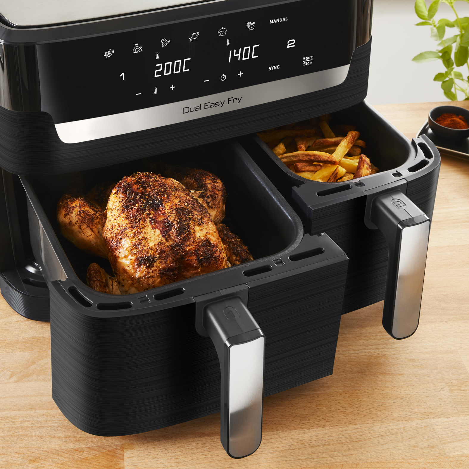 Tefal Dual Easy Fry & Grill EY9018 Double – image 7