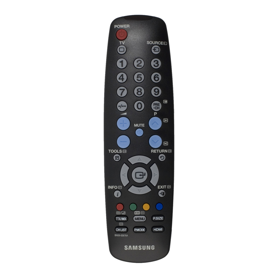 Samsung BN59-00676A remote control TV Press buttons